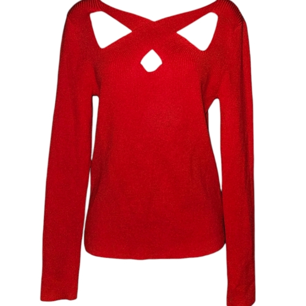 NWT Bold Elements Cutout Long Sleeve Sweater